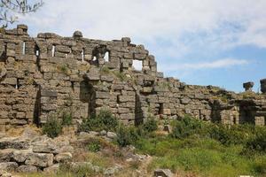 Side ruins view photo