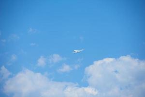 Modern airplane view photo