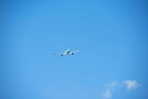 Modern airplane view photo