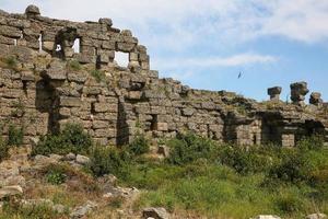 Side ruins view photo