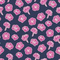 Pink Petunia Pattern vector