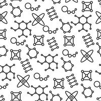 Molecules Seamless Pattern vector