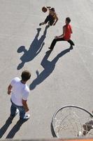 Street basketball view photo