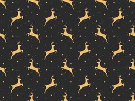 seamless merry christmas template wallpaper vector pattern deer abstract background winter holiday