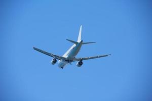 Modern airplane view photo