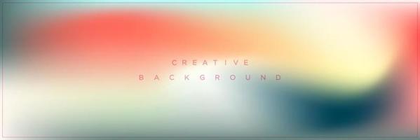 Modern abstract colorful gradient banner background design vector