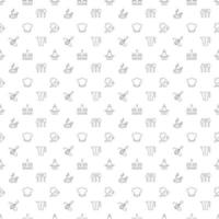 Vector seamless pattern of cooking and culinary is made of line icons. Perfect for web sites, wraps, wallpapers, postcards