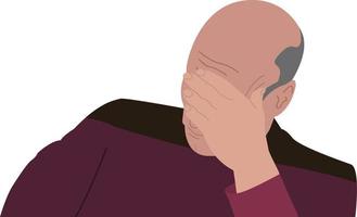 Facepalm Meme Icon vector