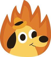 This is Fine Dog Meme Icon vector