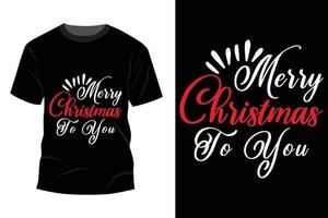 Christmas T-shirt Design vector