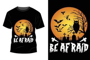 diseño de camiseta de halloween vector