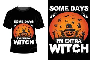 diseño de camiseta de halloween vector