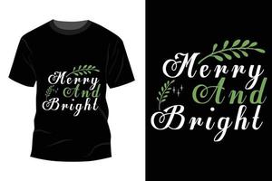 Christmas T-shirt Design vector