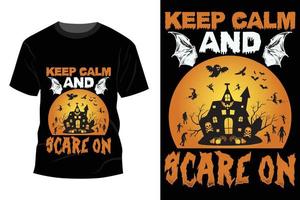 Halloween T-shirt Design vector