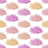 Seamless Pattern hand drawn with scribble Smear vector