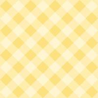 Yellow gingham seamless pattern background. vector