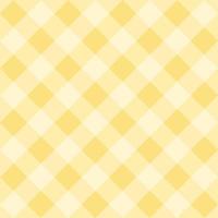 Yellow gingham seamless pattern background. vector