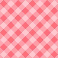 Red gingham seamless pattern background. vector