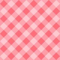 Red gingham seamless pattern background. vector