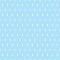 White dot with seamless pattern on blue background. vector