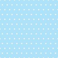 White dot with seamless pattern on blue background. vector