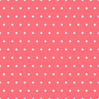 White dot with seamless pattern on red background. vector