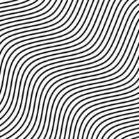 Black and white geometric background of abstract waves. vector