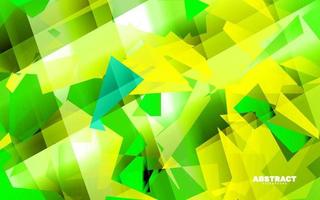 Abstract green and yellow color background vector