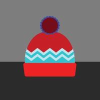 A simple design of a Hygge specific item-a red and blue cap vector