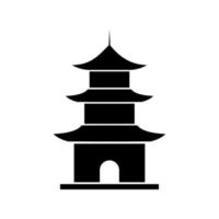 icono de vector de pagoda