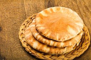 Pita bread dish photo