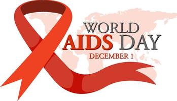 World AIDS Day Poster Design vector