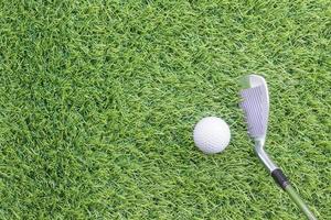 Sport objects related to golf equipment photo