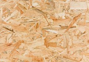 Close up texture of oriented strand board OSB photo