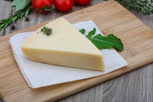 Chunk of parmesan cheese photo