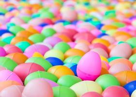 Juguete de huevos de Pascua de plástico para niños foto