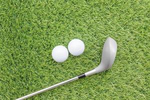 Sport objects related to golf equipment photo