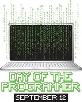 The Day of the Programmer Poster vector