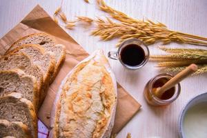 Fresh tasty bread. photo