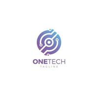 Abstract Circuit Technology Logo Sign Symbol Icon vector