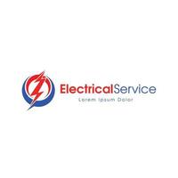 icono de símbolo de diseño de logotipo de energía eléctrica vector