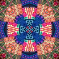 Abstract kaleidoscope or endless pattern. photo