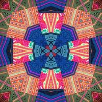 Abstract kaleidoscope or endless pattern. photo