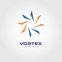 icono de símbolo de diseño de logotipo de vórtice abstracto vector