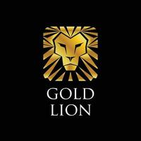 Abstract Golden Lion Logo Sign Symbol Icon vector