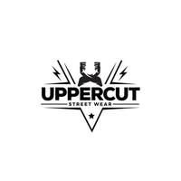 Uppercut Street Wear Logo Symbol Badge vector
