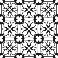 Black and white seamless background. Geometrical Pattern design. Simple and minimal pattern ideal for Wallpaper, Backdrop, shirt printing, fashion, stencil, handmade craft. Vector Illustration.