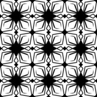 Black and white seamless background. Geometrical Pattern design. Simple and minimal pattern ideal for Wallpaper, Backdrop, shirt printing, fashion, stencil, handmade craft. Vector Illustration.