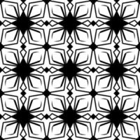 fondo transparente blanco y negro. diseño de patrones geométricos. patrón simple y mínimo ideal para papel tapiz, telón de fondo, impresión de pantalones, moda, esténcil, artesanía hecha a mano. ilustración vectorial vector