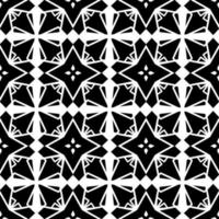 Black and white seamless background. Geometrical Pattern design. Simple and minimal pattern ideal for Wallpaper, Backdrop, shirt printing, fashion, stencil, handmade craft. Vector Illustration.